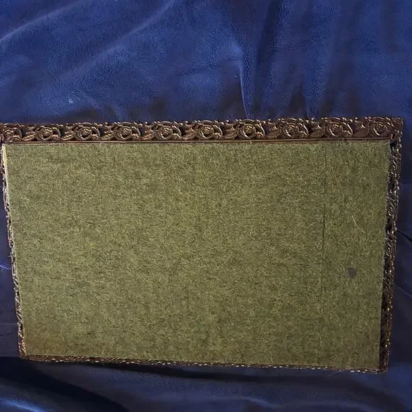 Vintage Hollywood Regency Mirrored Vanity Tray 15 X 10 inches - Picture 3 of 7